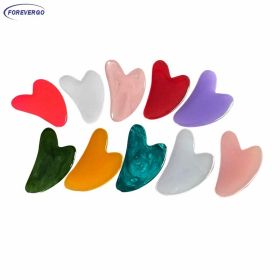 RE Massage Beeswax Guasha Scraping Solid Resin Massage Scraper Face Massager Acupuncture Gua Sha Eye Face Board