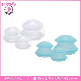 [lovoski] 3x Silicone Cupping Set Vacuum Cupping Cup for Shoulder Arm Body Massage